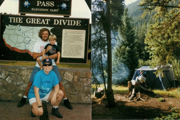 camping in Colorado in 1996