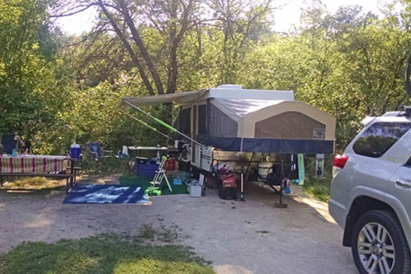 camping at Peninsula State Park