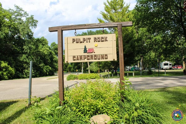 Pulpit Roc Campground sign