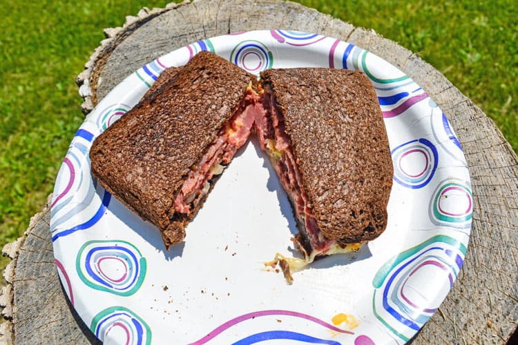 Pie Iron Crockpot Beef Sandwiches: A Camping Leftover Meal - Frugal  Campasaurus