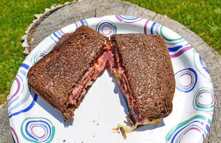 Reuben Inspired Campfire Sandwich Recipe