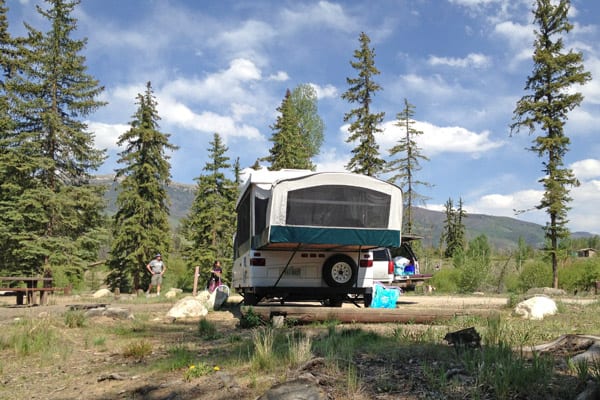 pop-up camping in Colorado