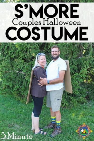 Easy at Home Couples Smore Costume for Halloween