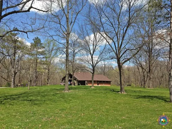 shelter that can be reserved at Fox Ridge State Park