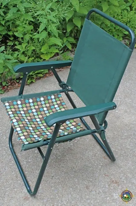 camping chair repaired