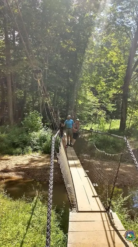 Suspension Bridge at Hocking Hills