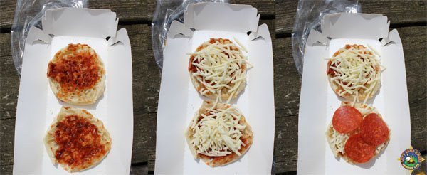 steps for making campfire pizza sandwiches