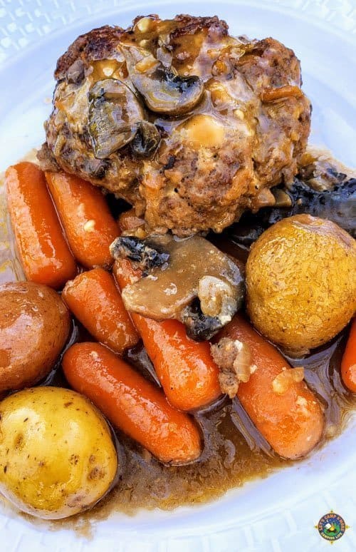 Easy Dutch Oven Salisbury Steak Recipe for Camping