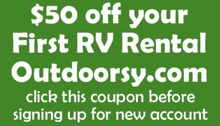 Outdoorsy $50 off Discount Coupon