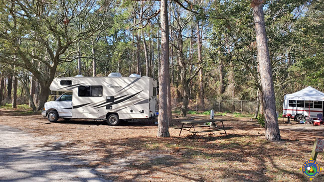 Dauphin Island Camping next to the Audobon Bird Sanctuary