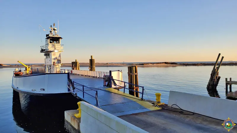 Mobile Bay ferry terminal on Dauphin Island