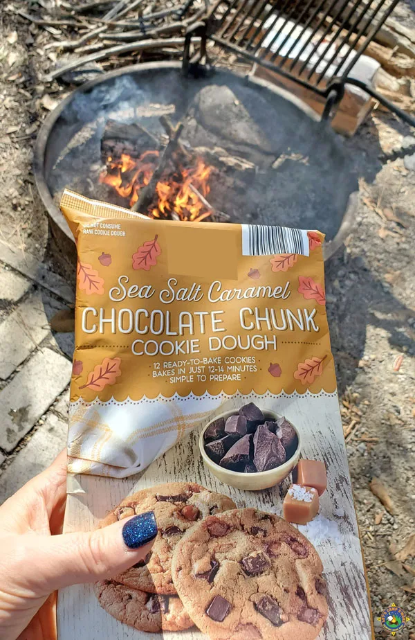 Making Cookies at Camp in a Dutch Oven