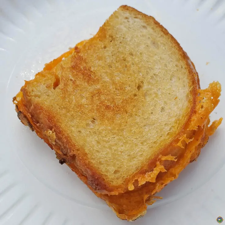 a perfectly grilled cheese sandwich