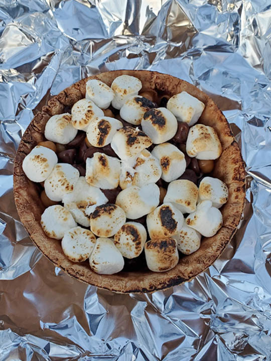 toasted marshmallow waffle bowl