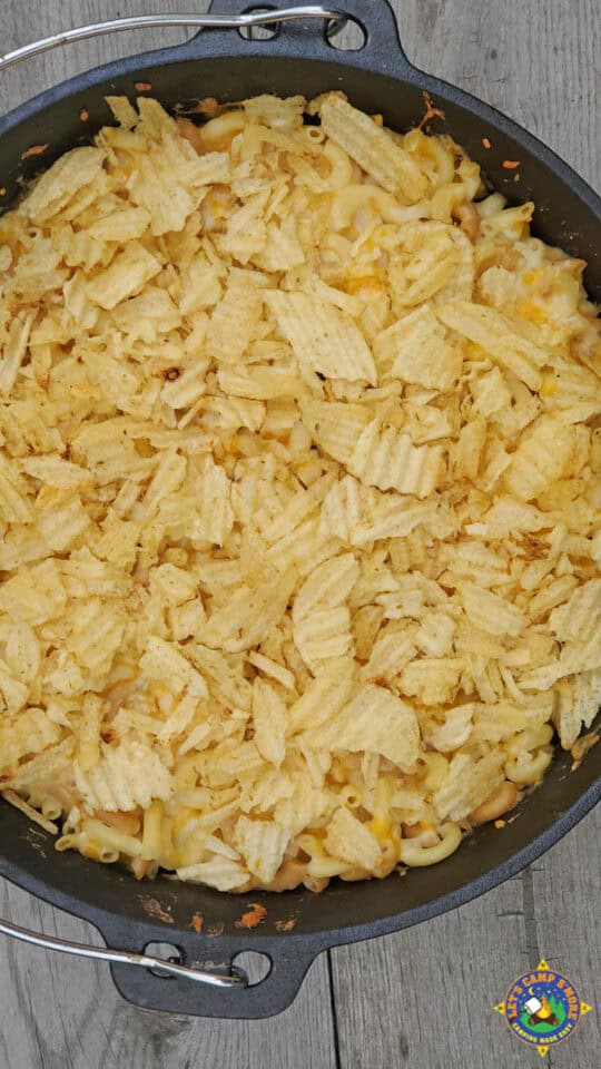 Dutch Oven Mac and Cheese Recipe Easy Camping Meal