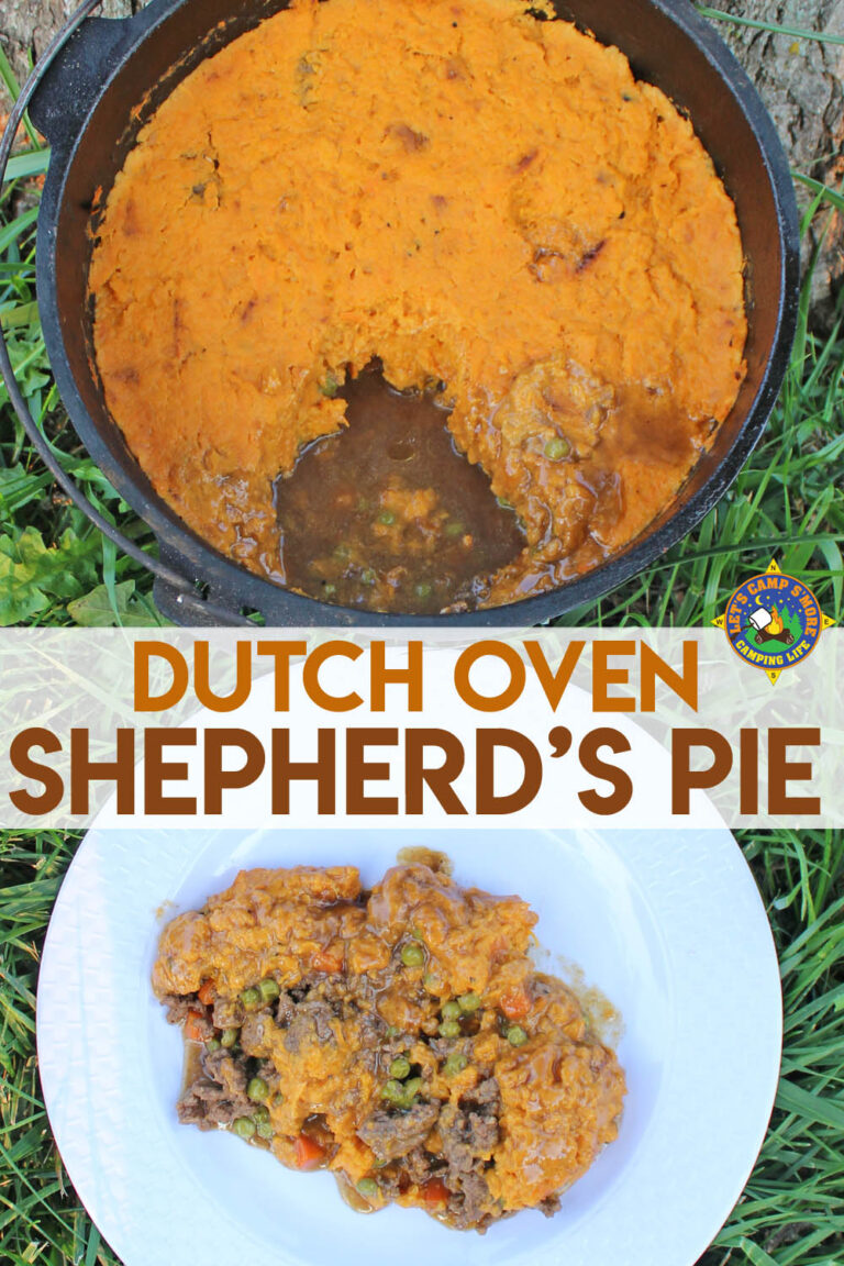 Easy Dutch Oven Shepherd's Pie Campfire Recipe