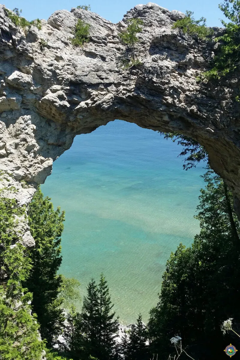 Arch Rock on Mackinac Island