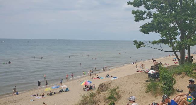 view of the Beach at Saugatuck State Park