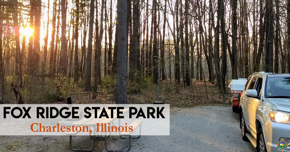 Camping and Hiking at Fox Ridge State Park in Central Illinois