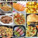 collage of Fire Ban Camping Recipes