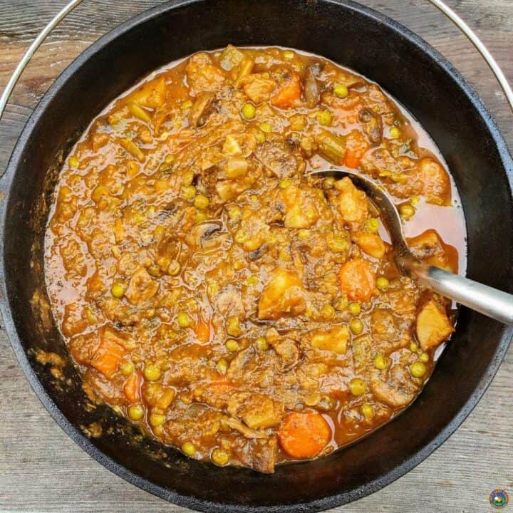 Camping Beef Stew Recipe in a Dutch Oven Let's Camp S'more™