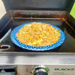 Blackstone Griddle with Chicken Fried Rice