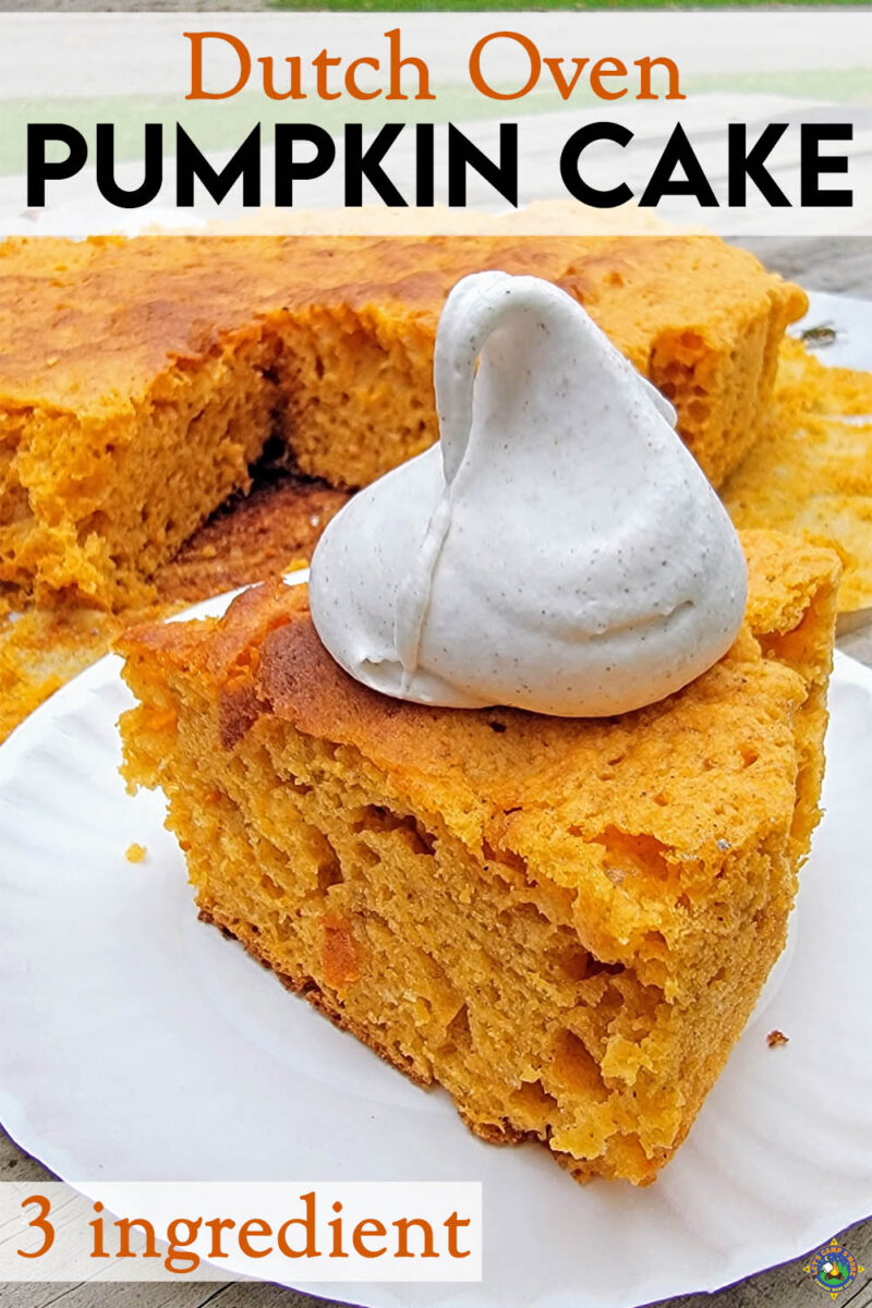 Easy Pumpkin Dutch Oven Cake : Let's Camp S'more™