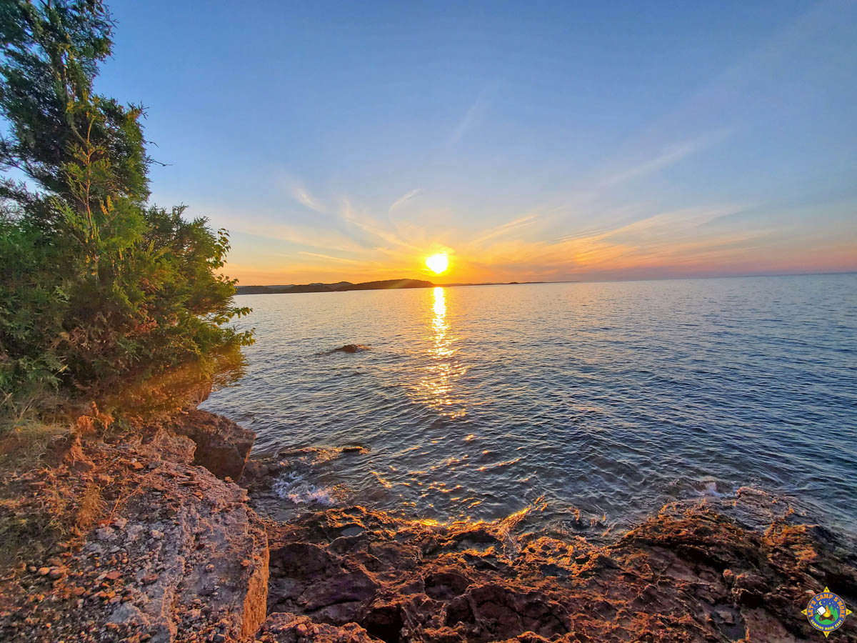 Sunset over Lake Superior from Presque Isle