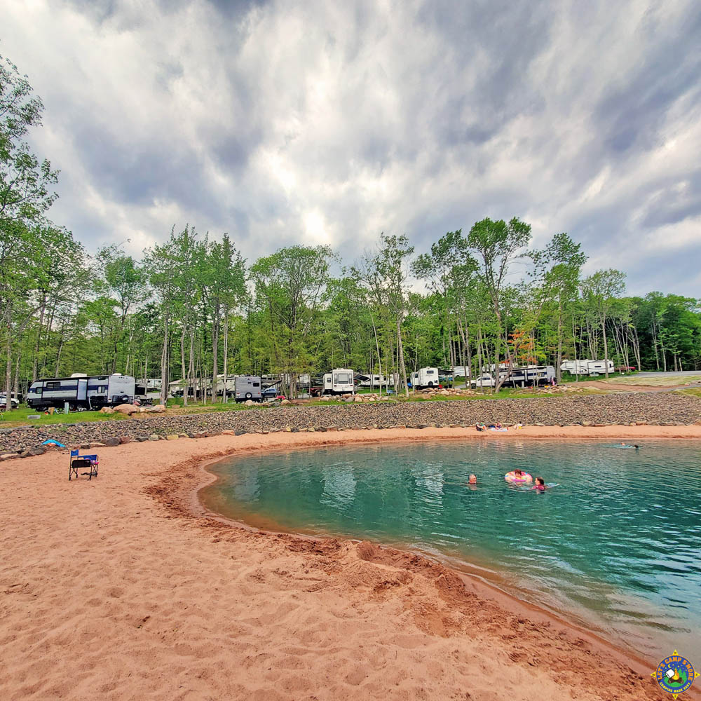 Swimming Pond at Apostles Island Area Campground