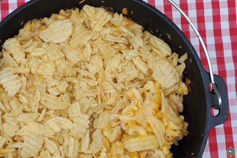 Dutch Oven Mac and Cheese Recipe Easy Camping Meal