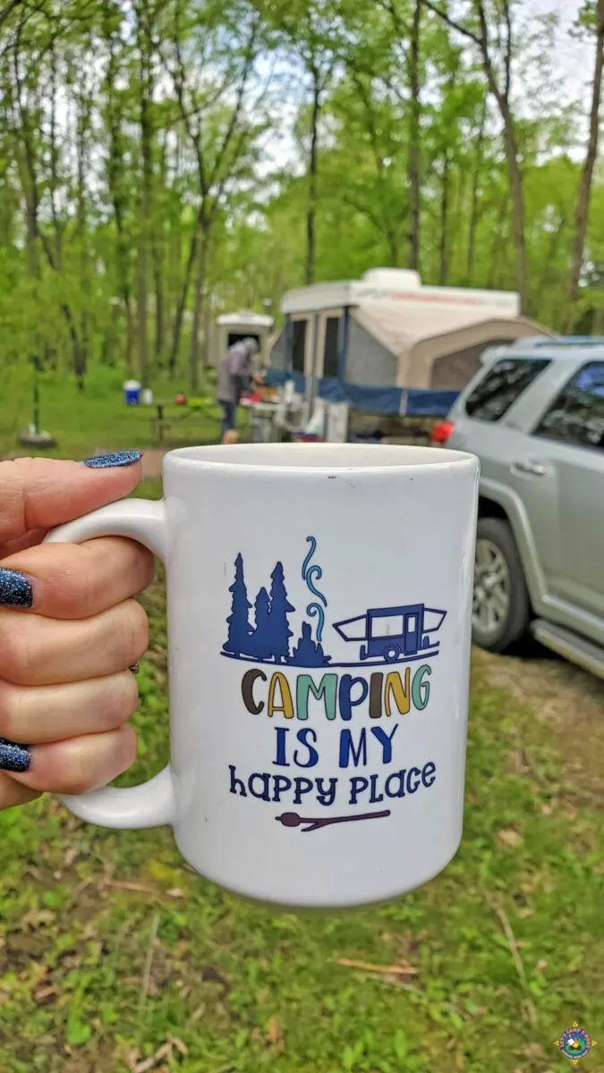Camping is my Happy Place Mug