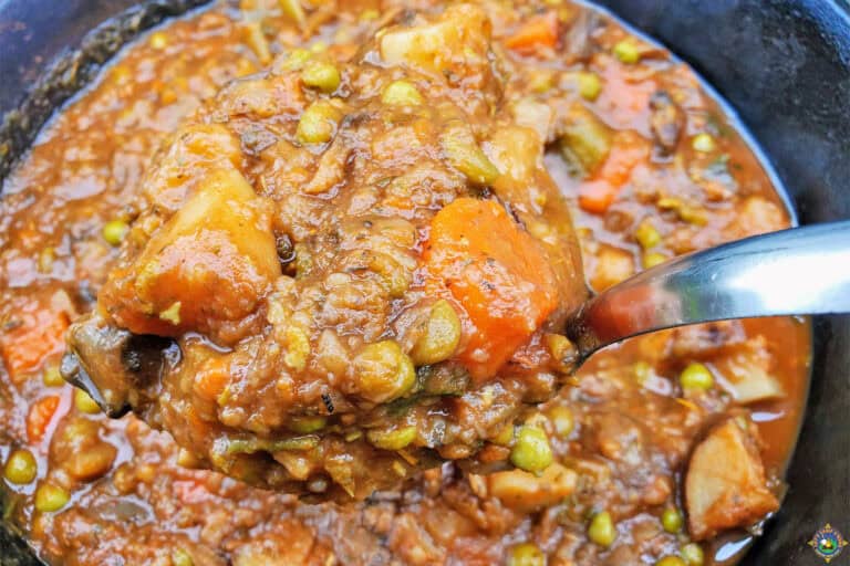 Camping Beef Stew Recipe in a Dutch Oven Let's Camp S'more™