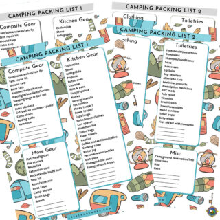 Free Printable Camping Packing Lists