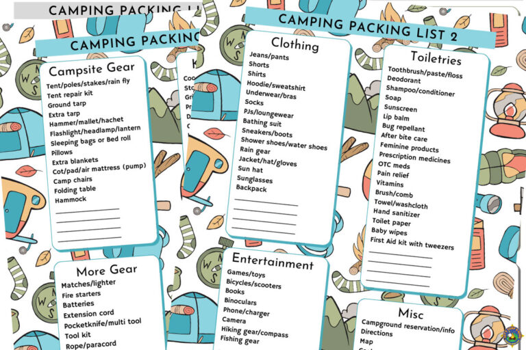 camping-packing-list-for-families-with-printable-checklist