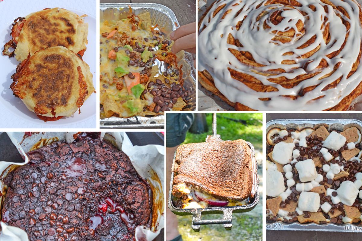Simple Camping Recipes Collage