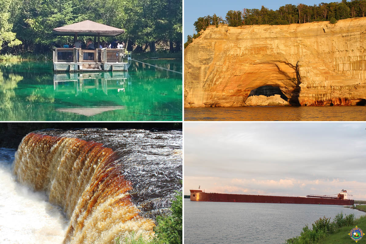 Upper Peninsula Vacation Collage