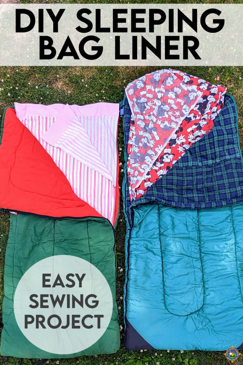 2 sleeping bags with sheet liners
