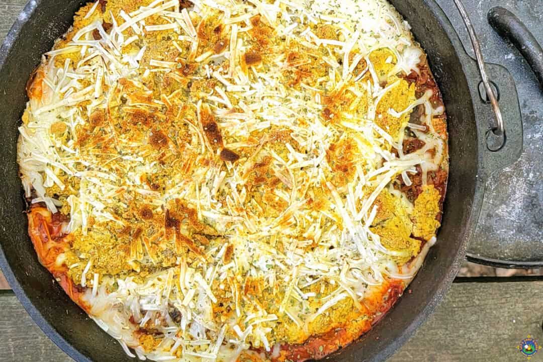 Dutch Oven Lasagna Let's Camp S'more™