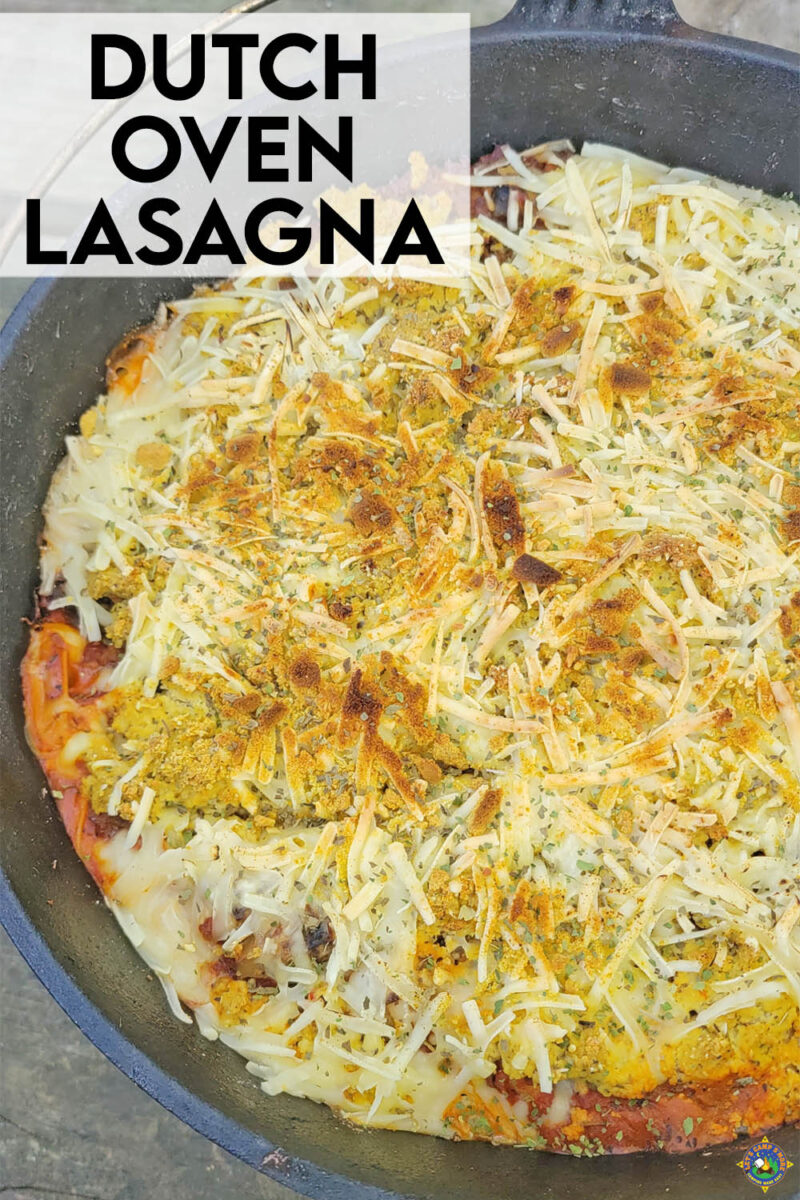 Lasagna in a Dutch Oven