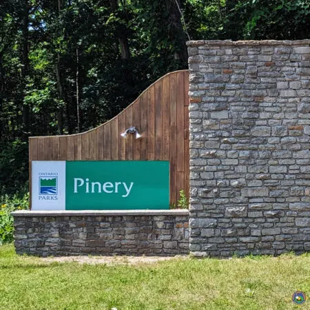 Pinery Provincial Park Sign