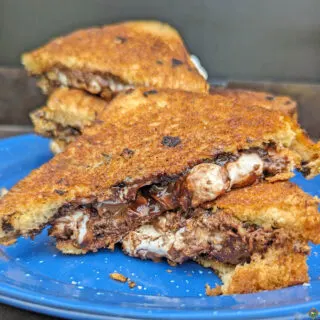 Grilled S'more Sandwiches on a Griddle