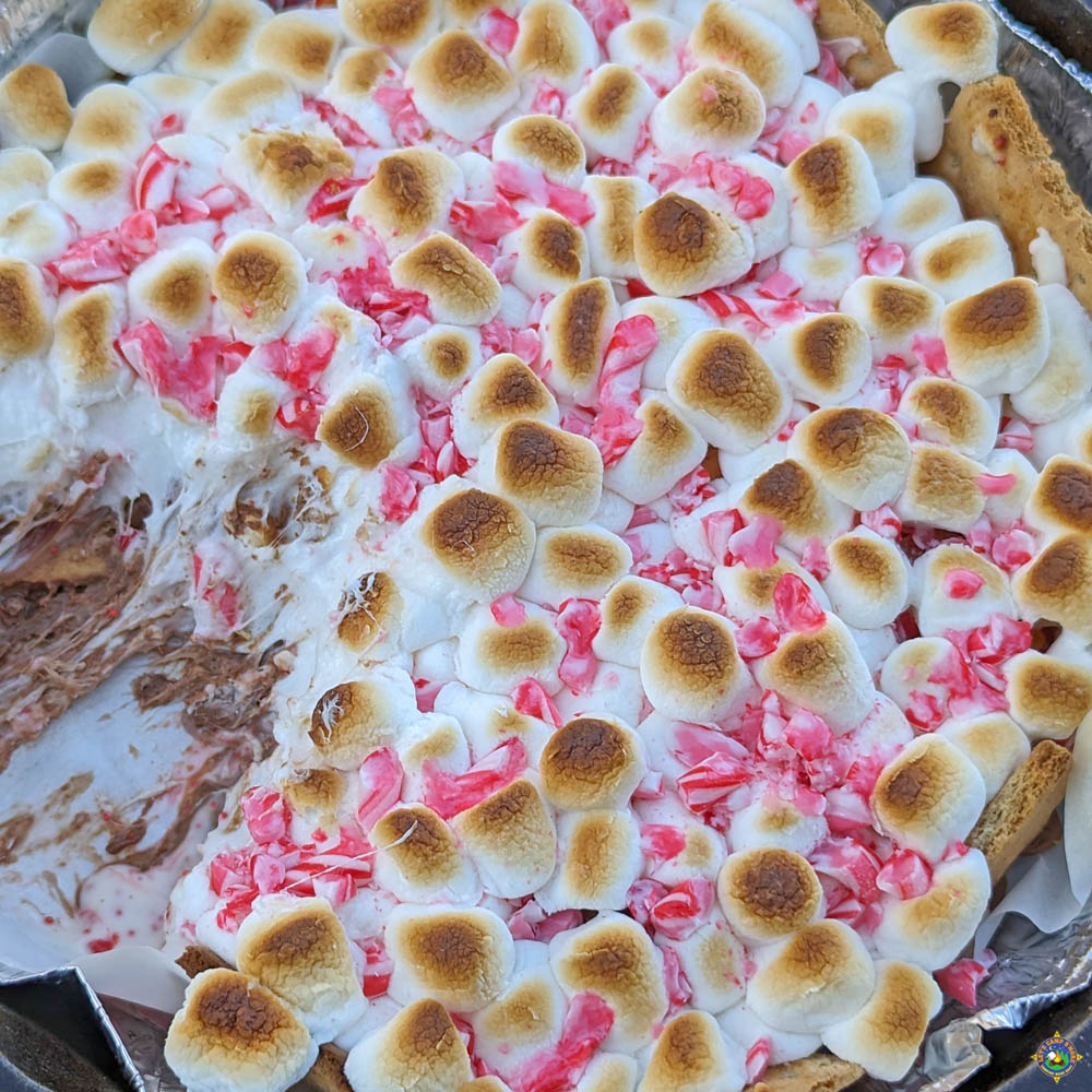 Candy Cane S’more Nachos