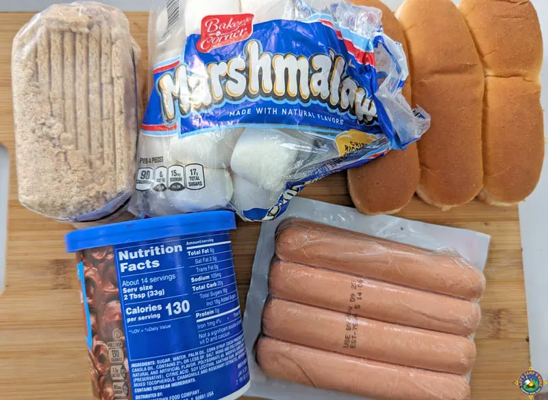 smore hot dogs ingredients