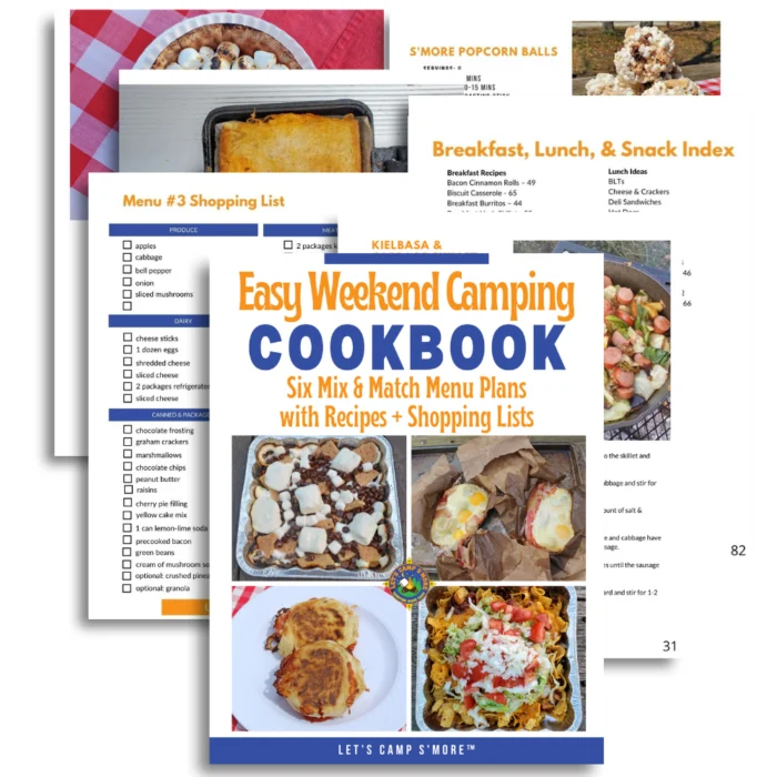 camping cookbook promo