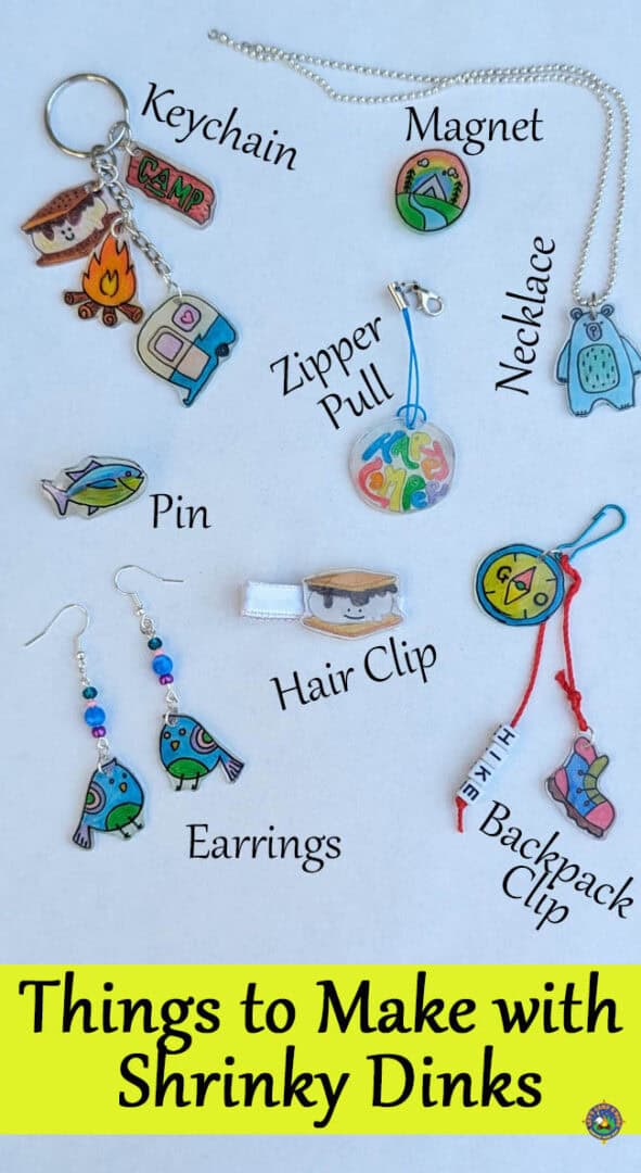 Camping Shrinky Dinks Free Templates